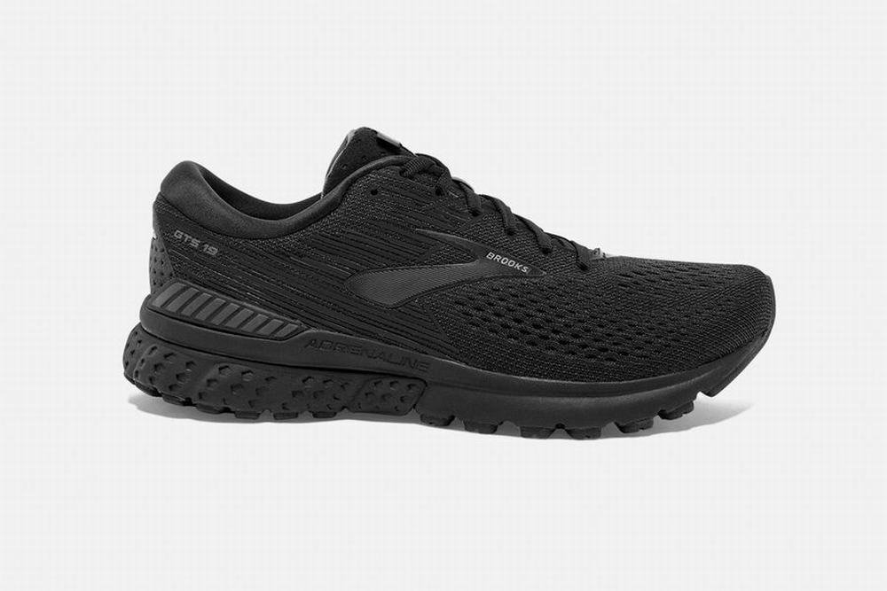 Chaussures Running Brooks Adrenaline GTS 19 Noir Homme | AAQ-86331602