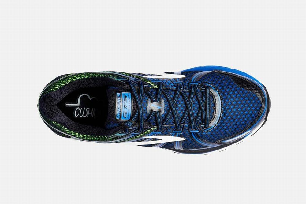 Chaussures Running Brooks Adrenaline GTS 17 Bleu Marine / Bleu / Vert Homme | PZI-83476868