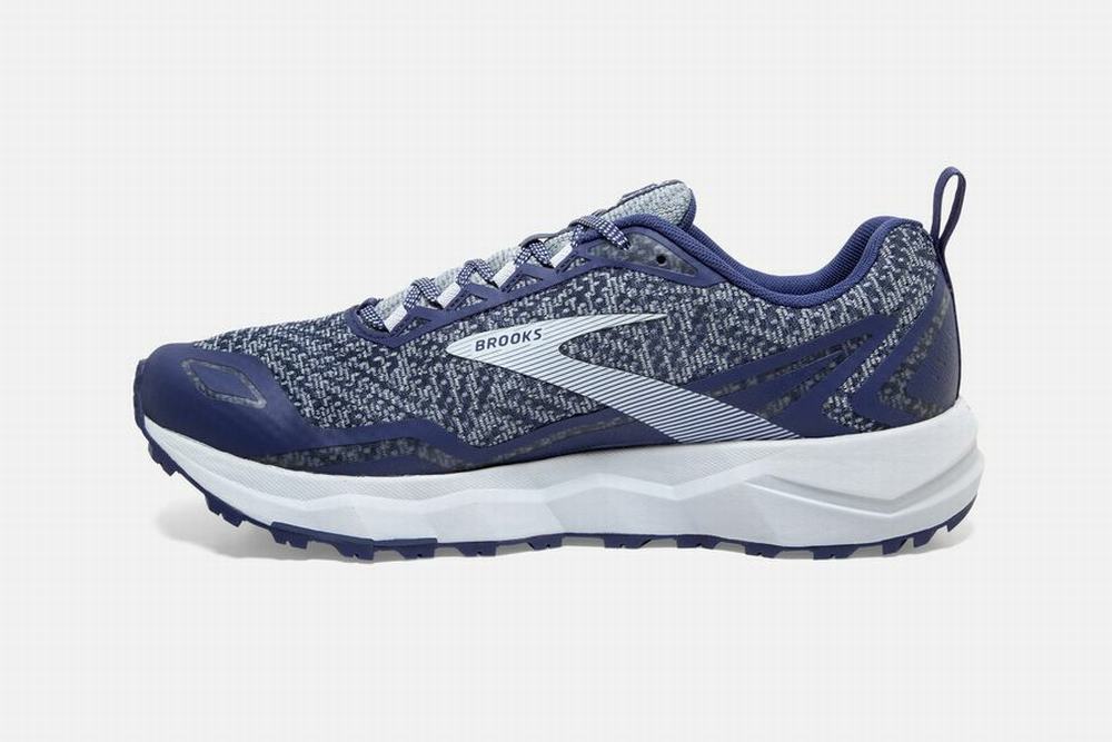 Chaussures Running Brooks Divide Grise / Bleu Homme | QDJ-97268563