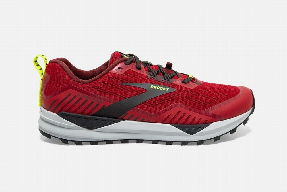 Chaussures Running Brooks Cascadia 15 Rouge Foncé / Noir Homme | TXH-54199503