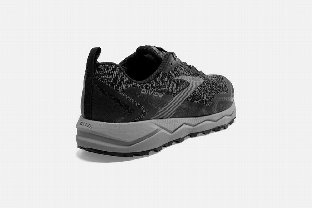 Chaussures Running Brooks Divide Noir / Grise Homme | UWA-25341925