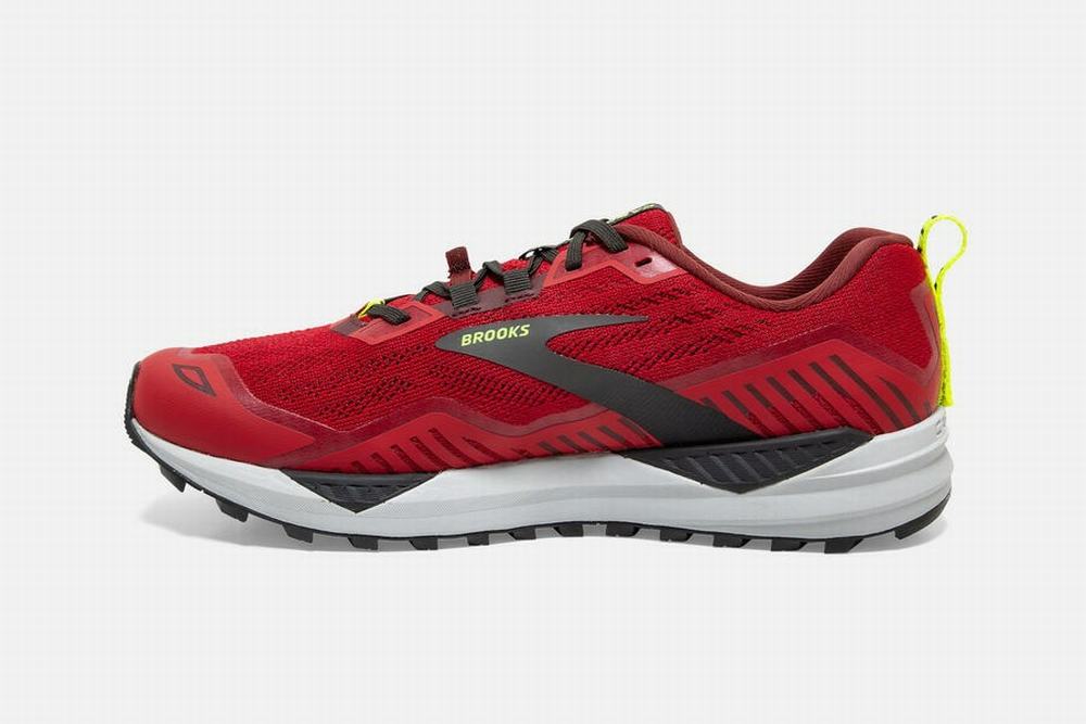 Chaussures Running Brooks Cascadia 15 Rouge Foncé / Noir Homme | TXH-54199503