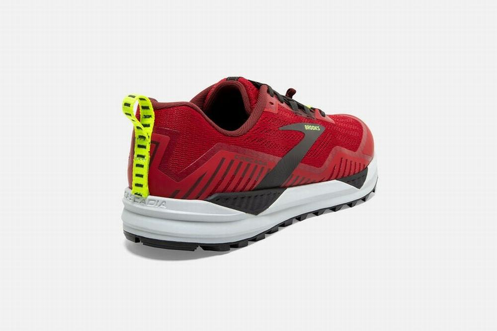 Chaussures Running Brooks Cascadia 15 Rouge Foncé / Noir Homme | TXH-54199503