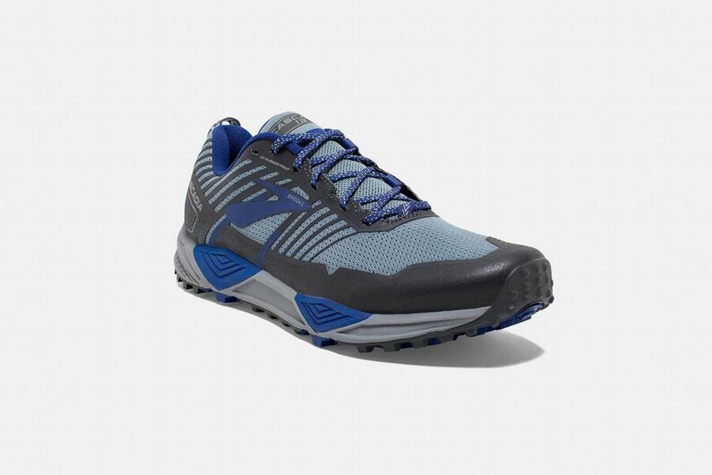 Chaussures Running Brooks Cascadia 13 Bleu / Noir Homme | FYU-23659508