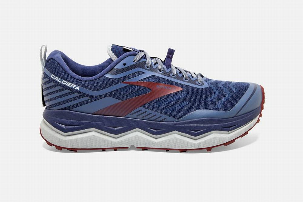 Chaussures Running Brooks Caldera 4 Bleu / Rouge Homme | KHG-75710866