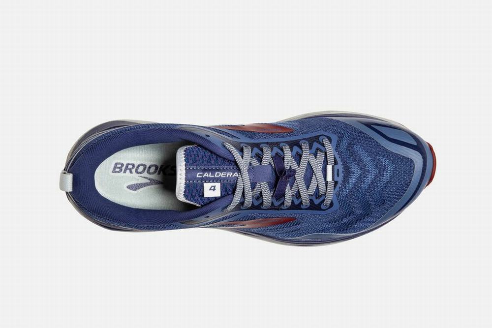 Chaussures Running Brooks Caldera 4 Bleu / Rouge Homme | KHG-75710866