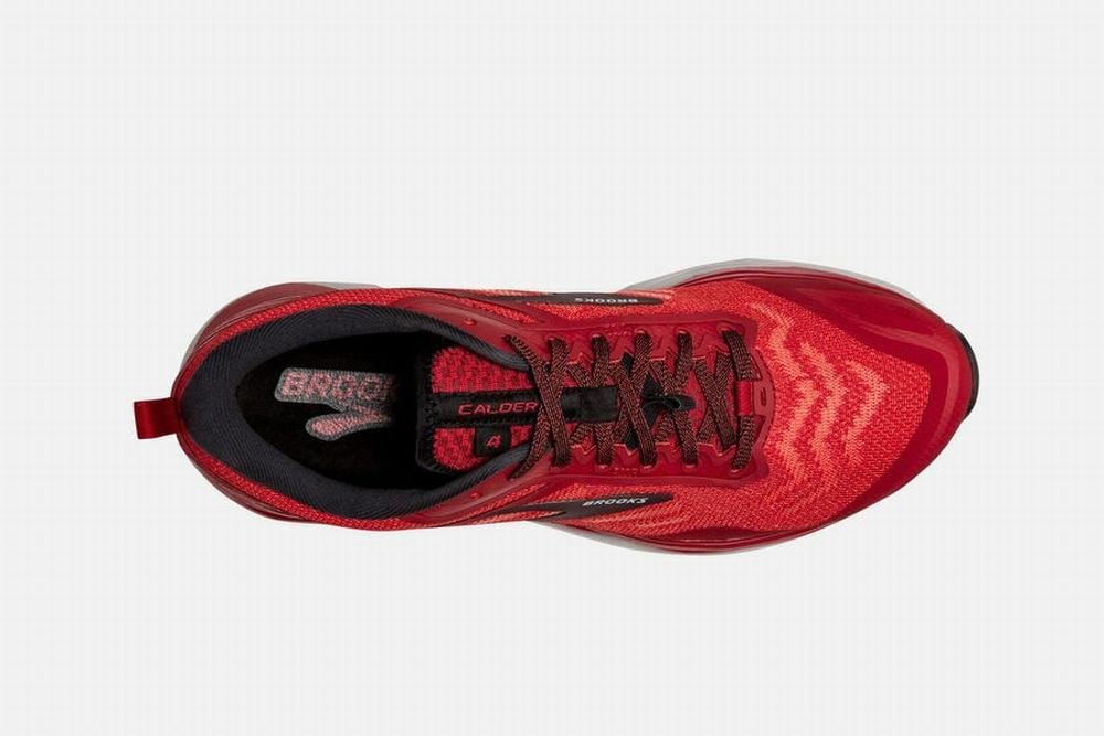 Chaussures Running Brooks Caldera 4 Rouge / Grise Homme | WJO-92053150