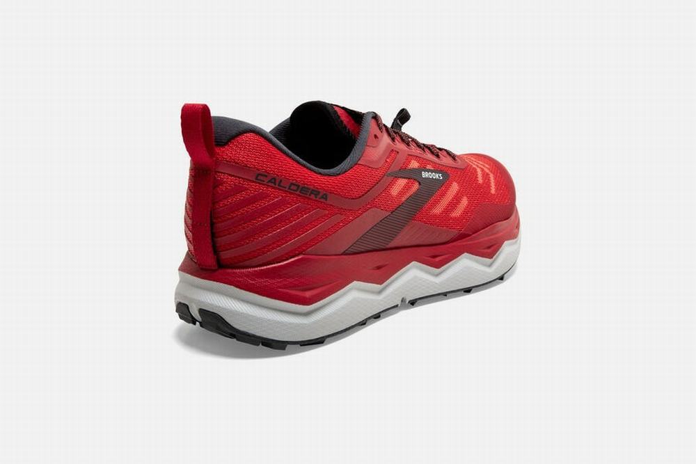 Chaussures Running Brooks Caldera 4 Rouge / Grise Homme | WJO-92053150